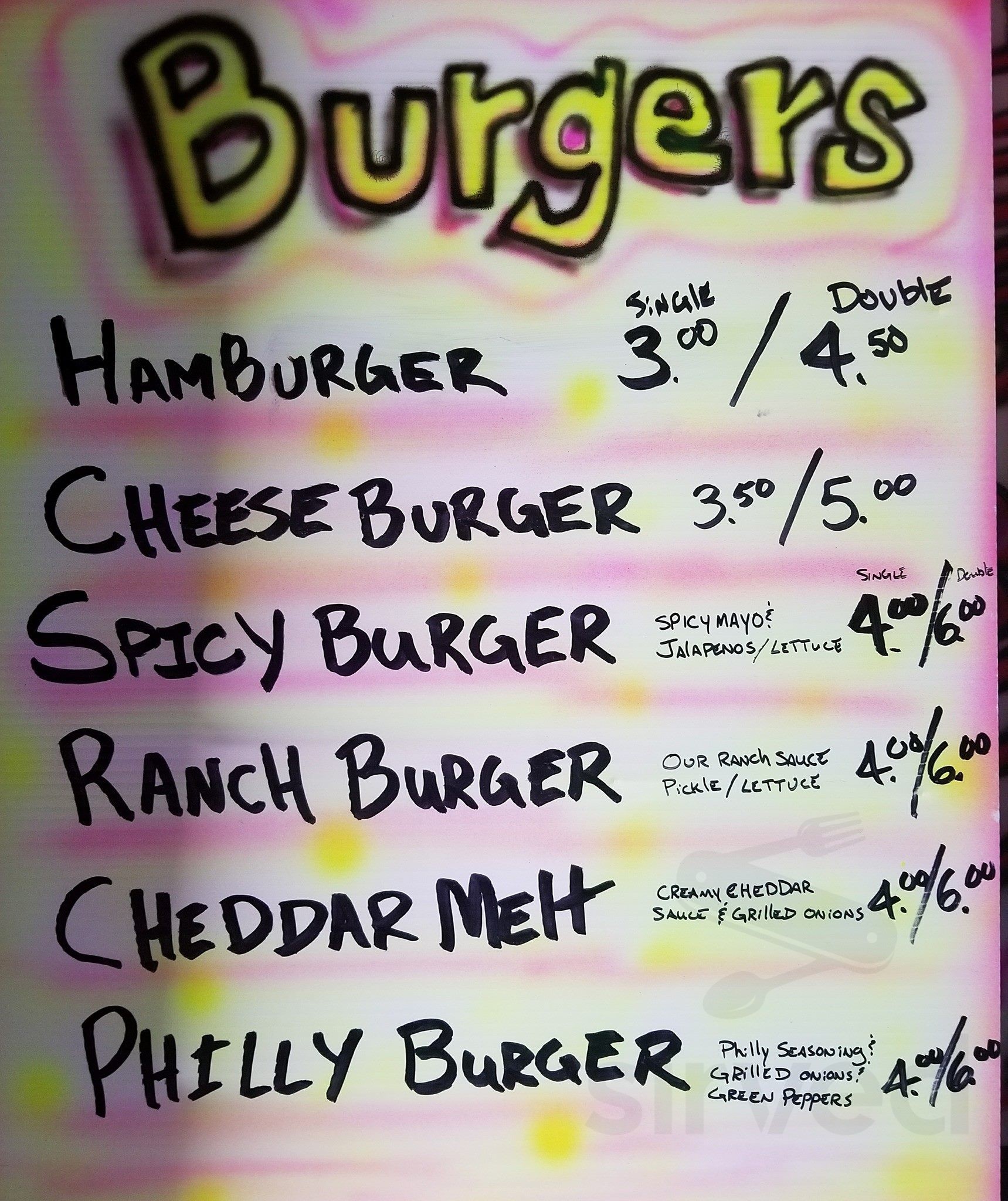 Menu for The Little Red Kitchen in Benton, Illinois, United States