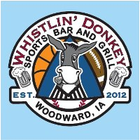 Whistlin' Donkey Logo in Woodward, Iowa