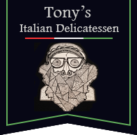 Tony's Italian Delicatessen Logo in Montgomery, Texas