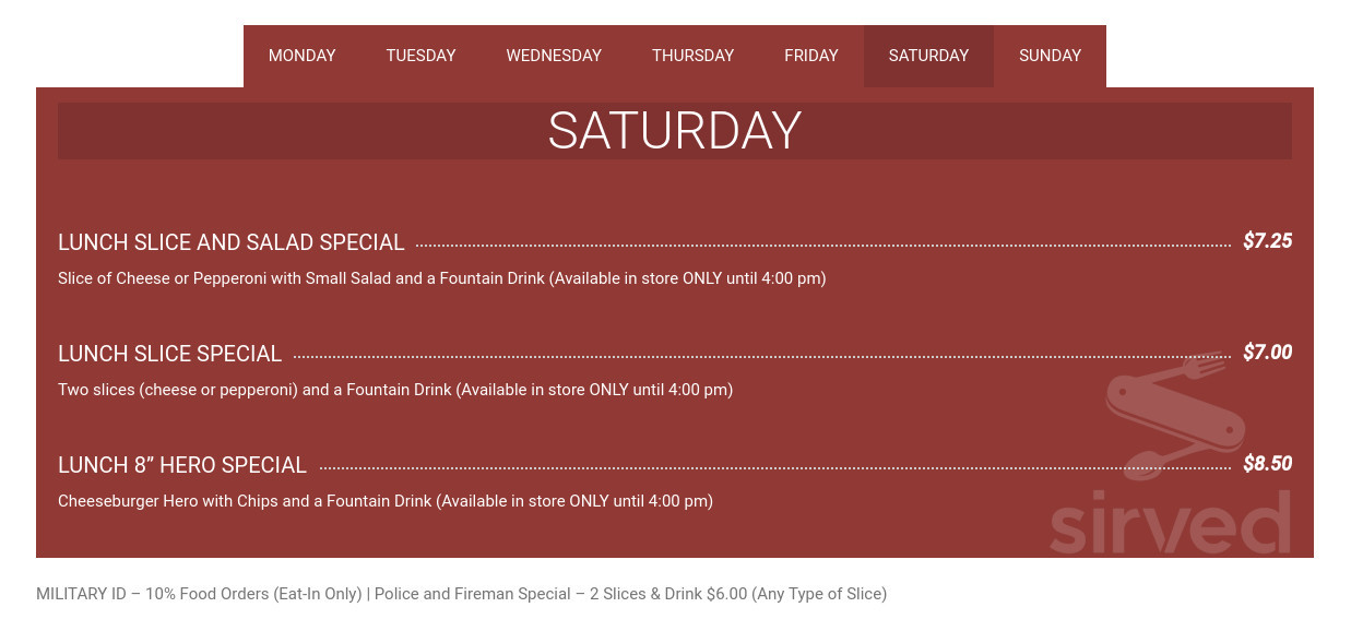 Burke Street Pizza Burke St. menus in WinstonSalem, North Carolina