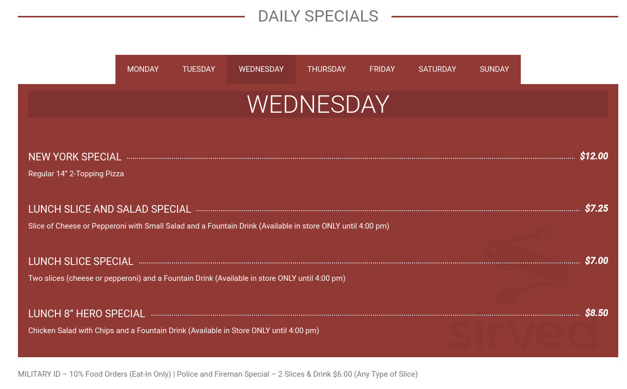 Burke Street Pizza Burke St. menus in WinstonSalem, North Carolina