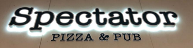 Spectator Pizza & Pub Logo in West Linn, Oregon