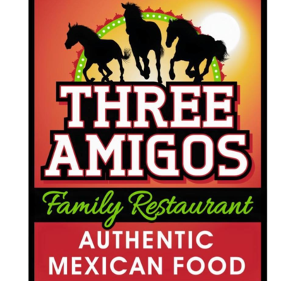 Three Amigos Family Restaurant Logo in Waterloo, Iowa