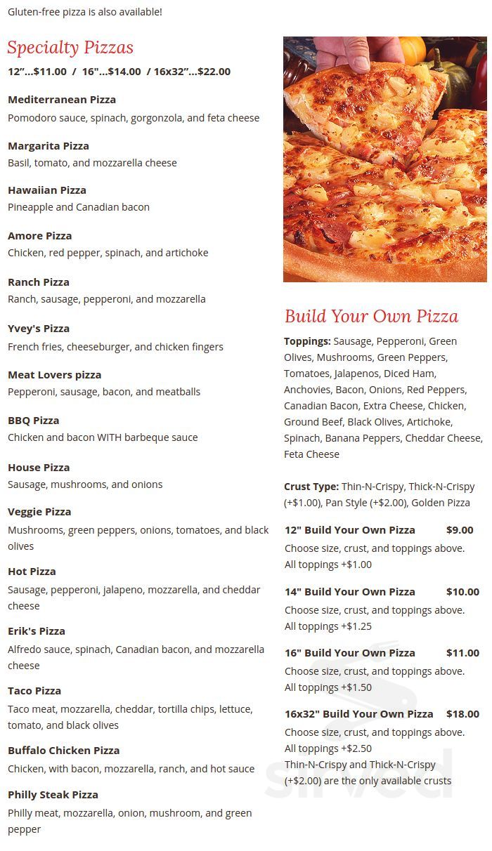 Toscana Italian Ristorante menu in Franklin, Wisconsin, USA