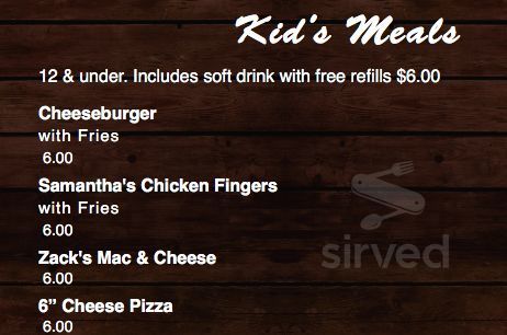 Ryan's Roadhouse menu in St Johns, Michigan, USA