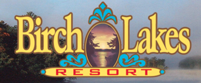 Birch Lakes Resort Logo in Birchwood, Wisconsin