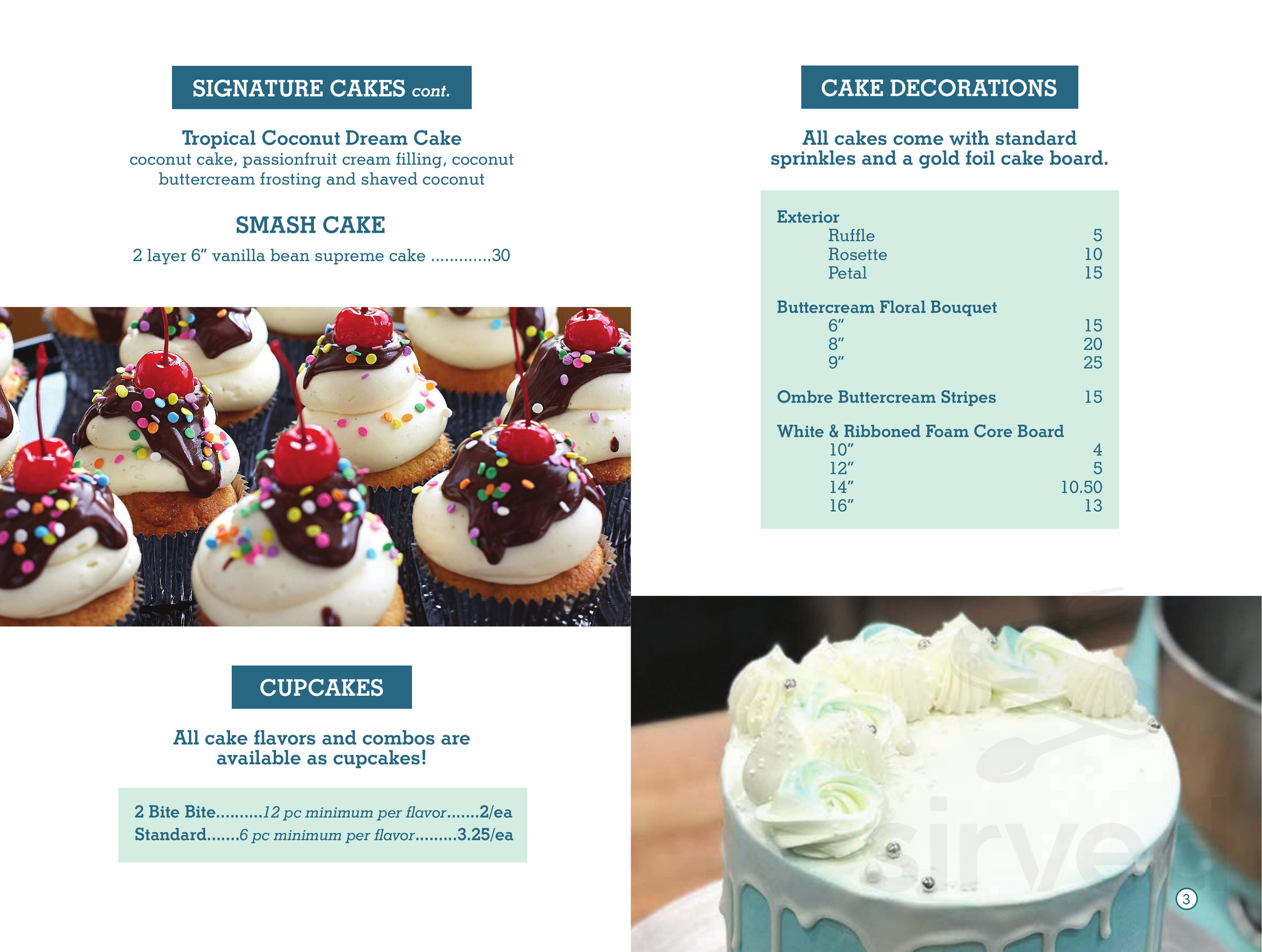 Claudine Artisan Kitchen & Bakeshop menu in Los Angeles, California