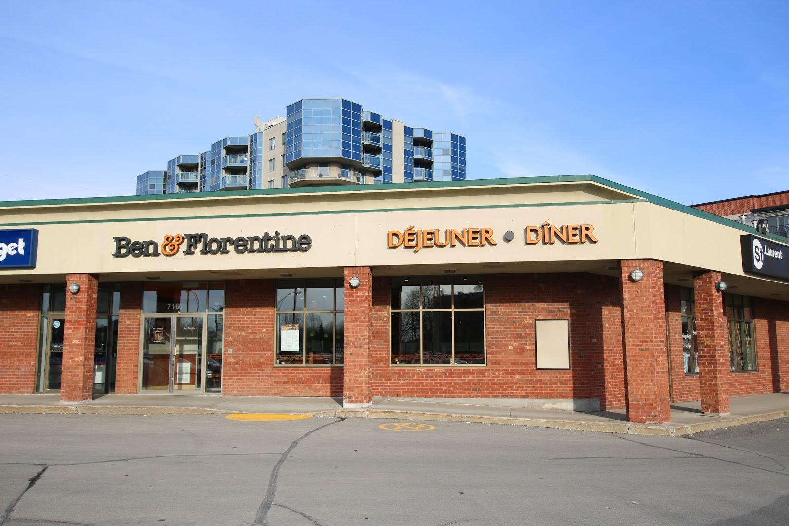 Ben & Florentine menu in Anjou, Quebec, Canada