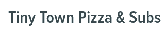 Tiny Town Pizza & Subs Logo in Guthrie, Kentucky