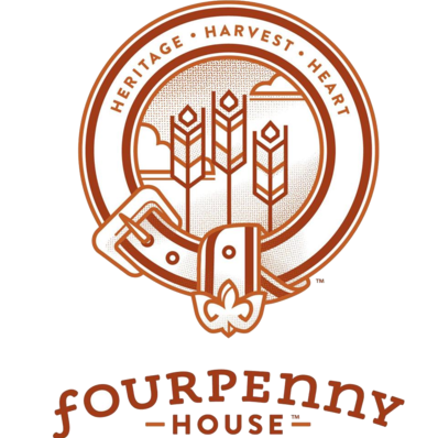 Fourpenny House Logo in La Mesa, California