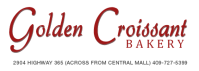 Golden Croissant Logo in Nederland, Texas