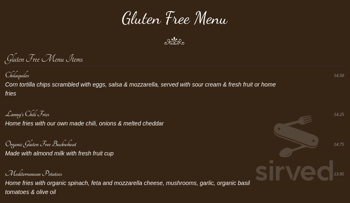 More Than Waffles menu in Encino, California, USA