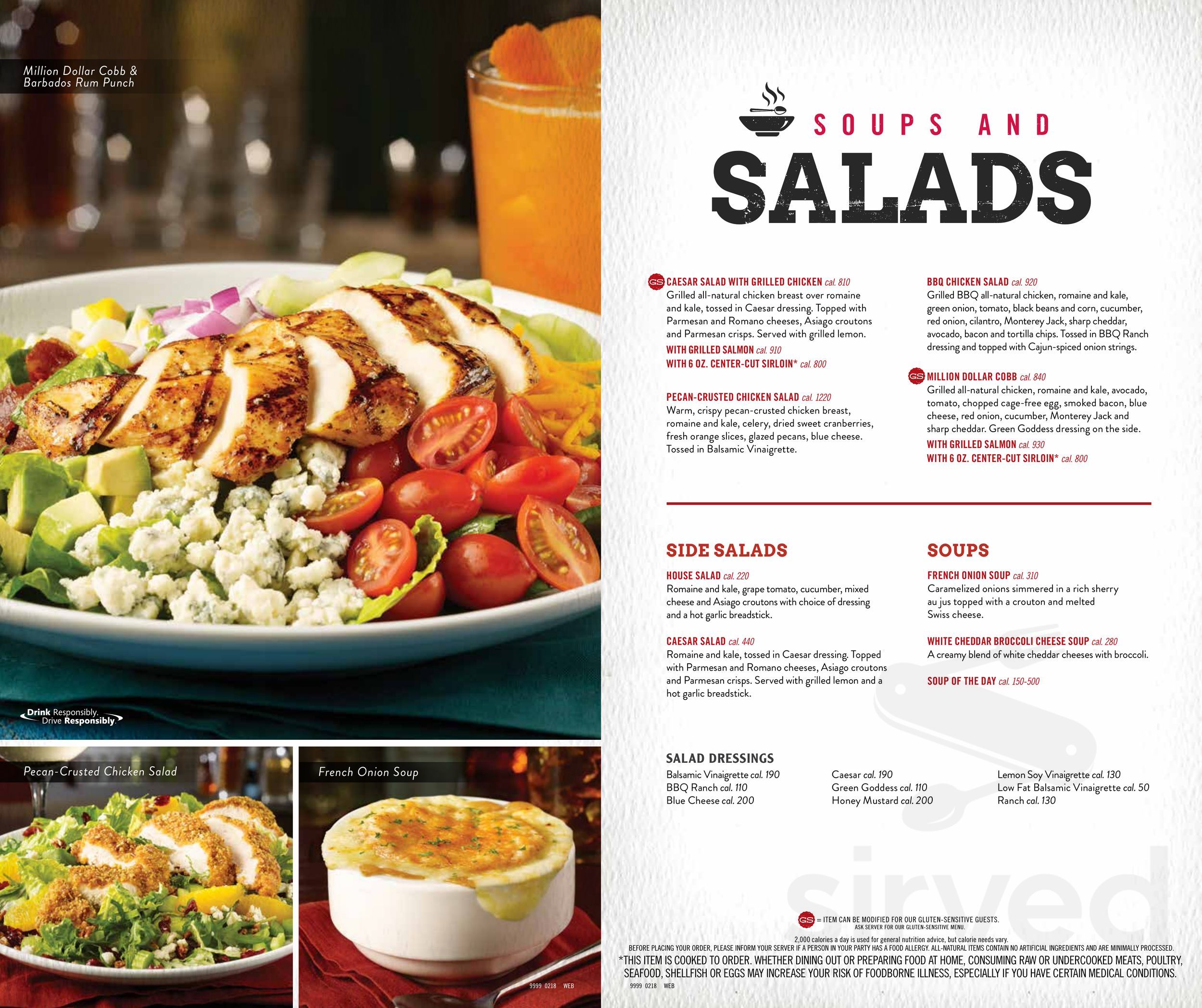 Tgi Fridays Menu Nutrition Besto Blog