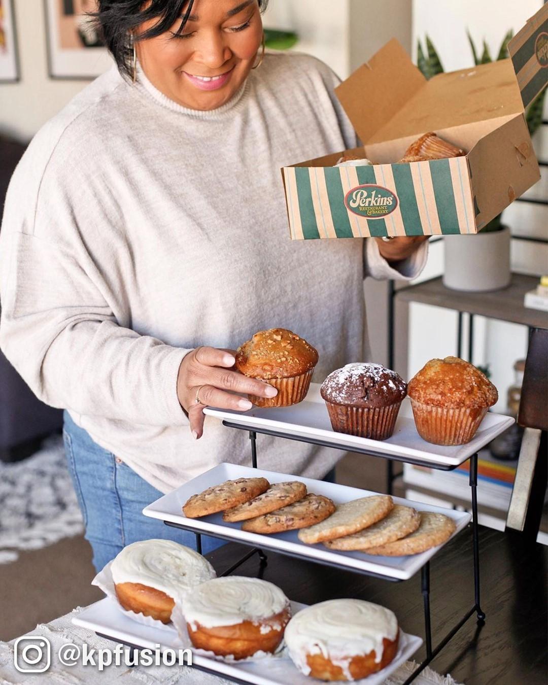 Perkins menu in Sioux Falls, South Dakota, USA
