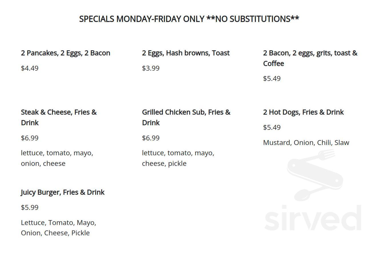 Best Diner menu in Greensboro, North Carolina, USA