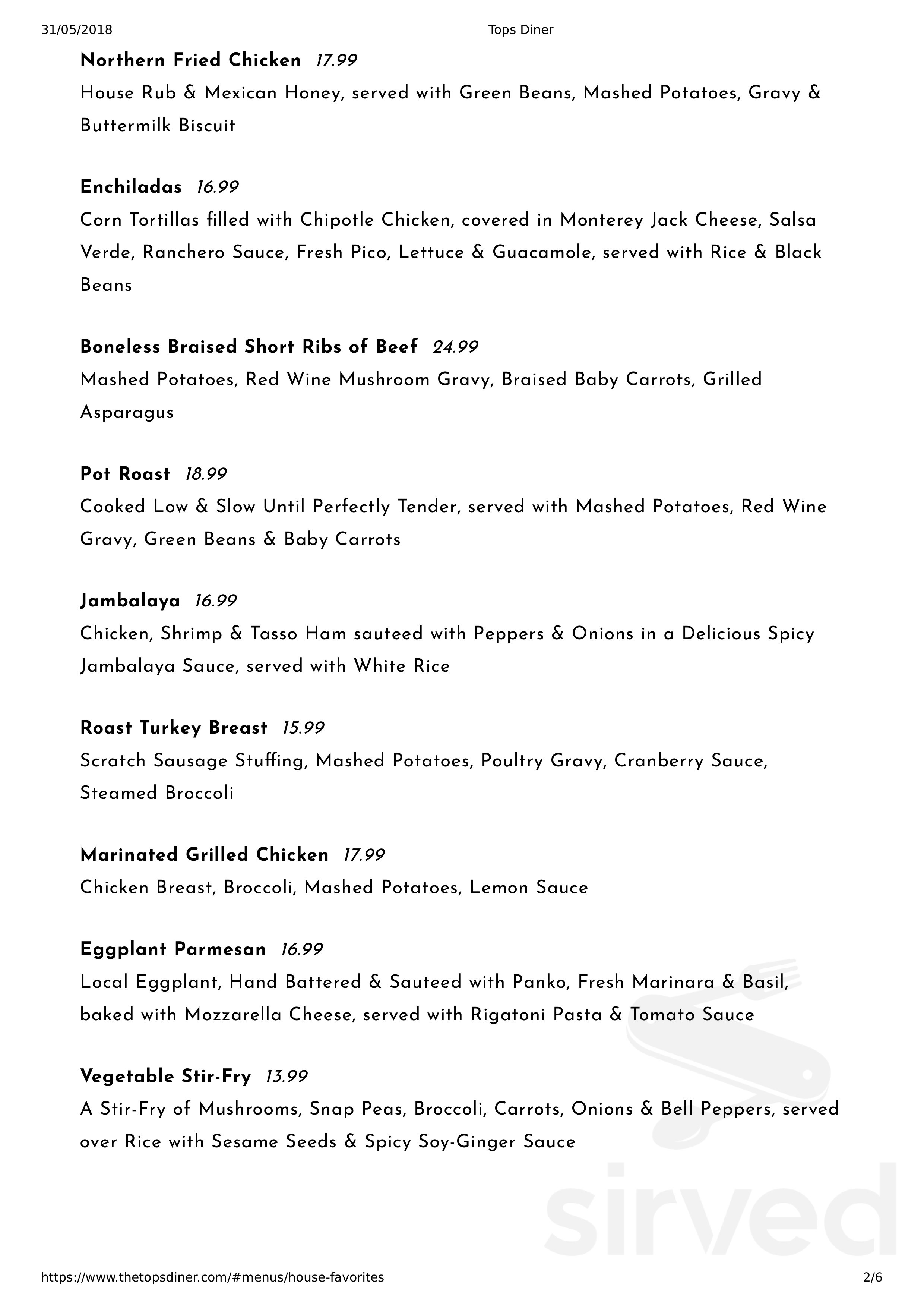 Tops Diner Menus In East Newark New Jersey United States tops-diner-menus-in-east-newark-new-jersey-united-states