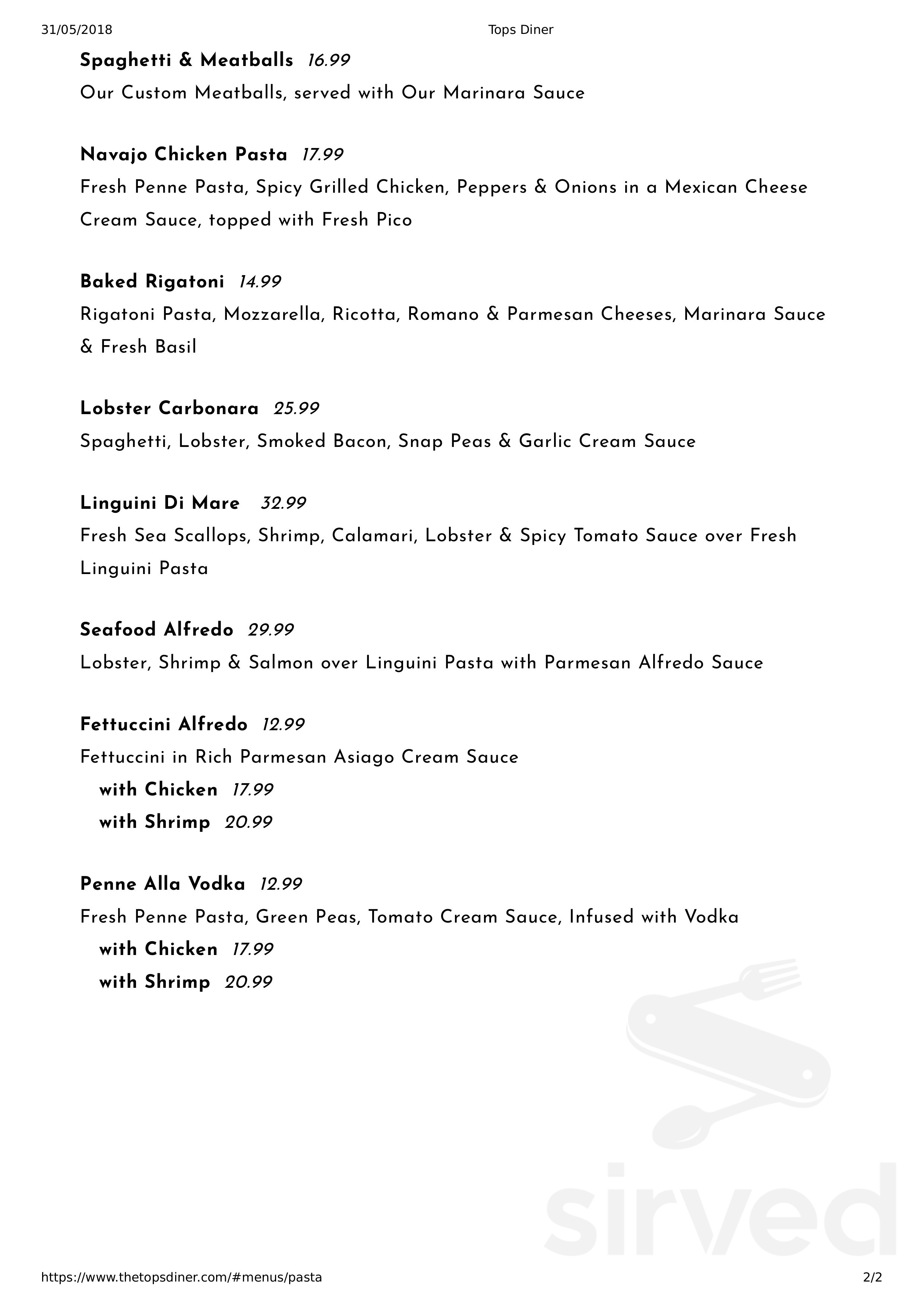 Tops Diner Menus In East Newark New Jersey United States tops-diner-menus-in-east-newark-new-jersey-united-states