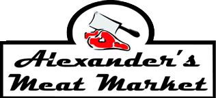Alexander's Meat Market Logo in Winnsboro, Texas