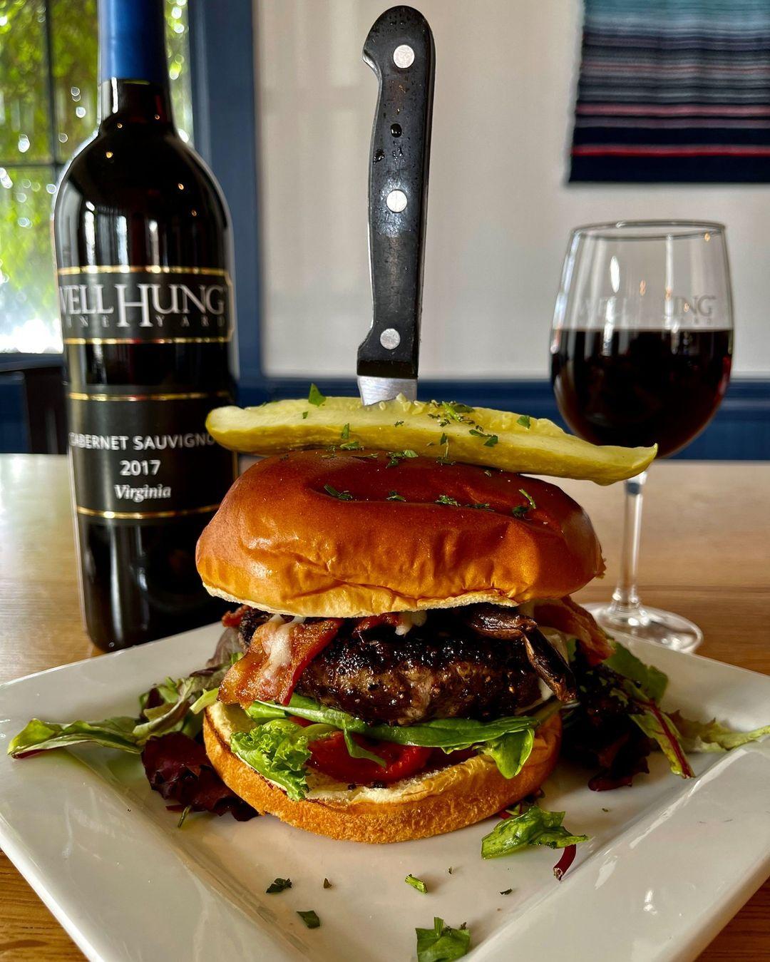 Well Hung Vineyard Restaurant menu in Gordonsville, Virginia, USA