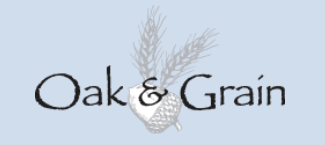 Oak & Grain Logo in New London, New Hampshire