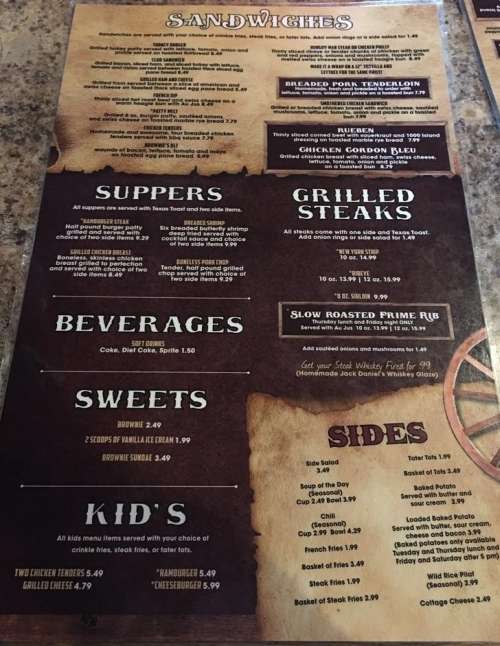 Brownie's Bar & Grill menu in Papillion, Nebraska, USA
