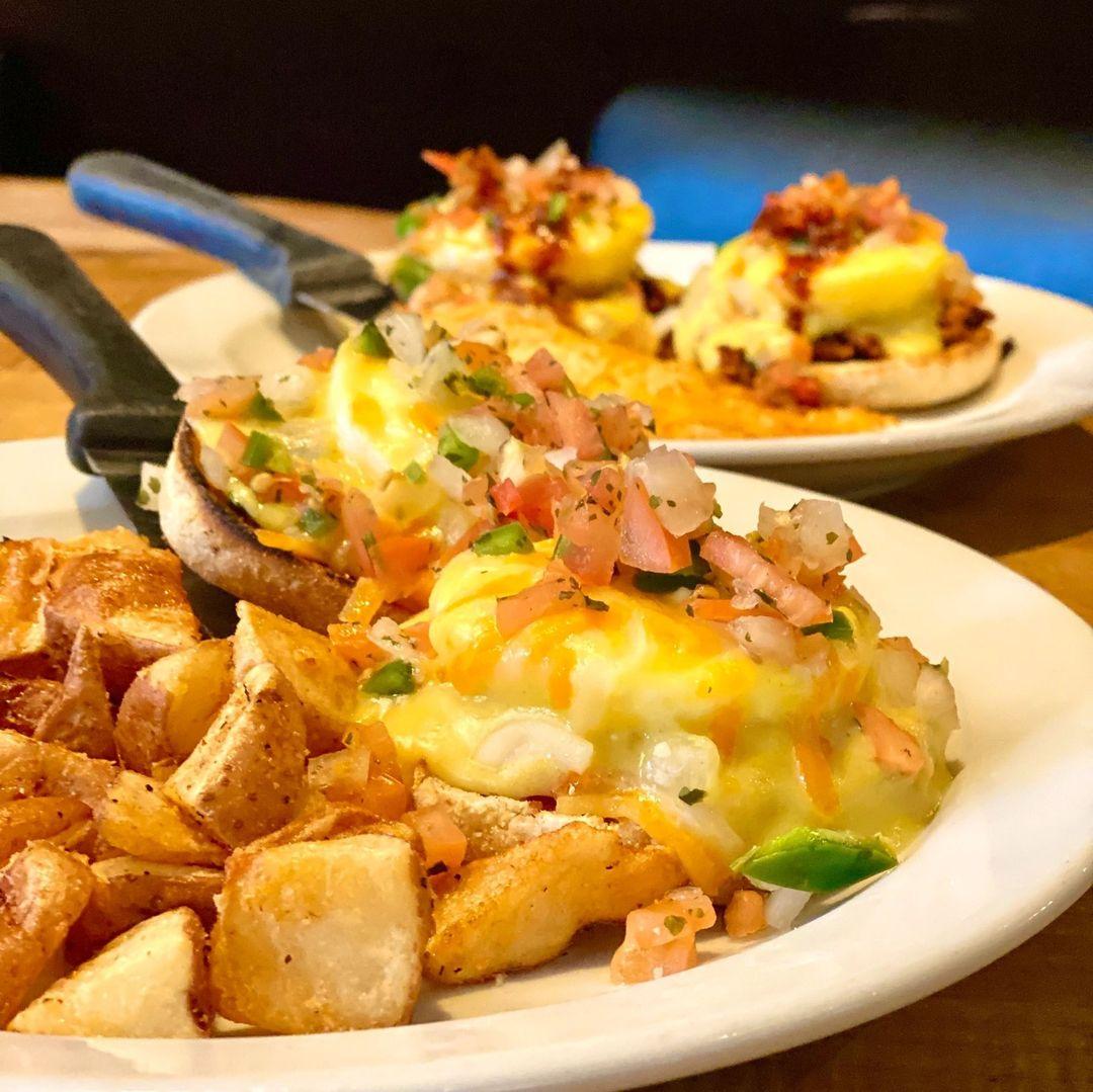 Denny's menu in Calgary, Alberta, Canada