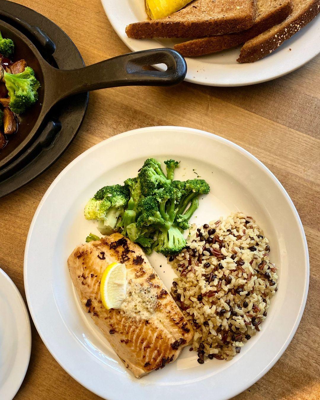 Denny's menu in Calgary, Alberta, Canada