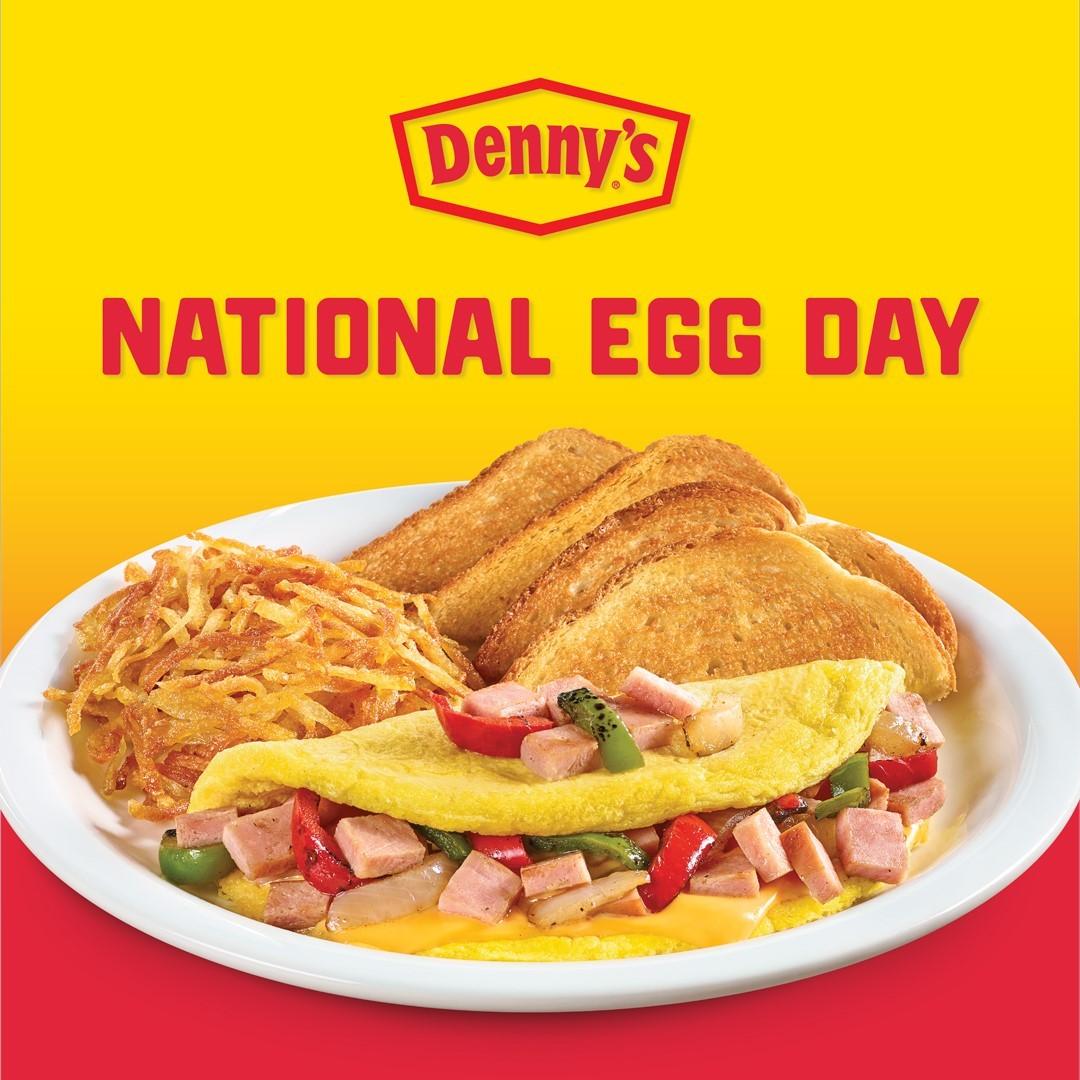 Denny's menu in Calgary, Alberta, Canada