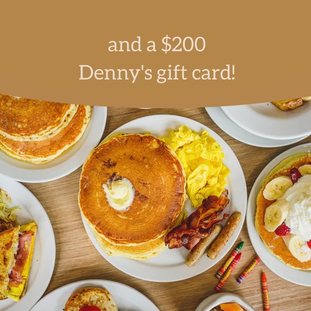 Denny's menu in Calgary, Alberta, Canada