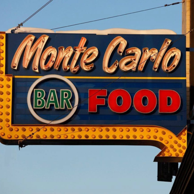 The Monte Carlo menu in Minneapolis, Minnesota, USA