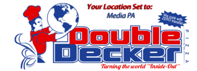 Double Decker Pizza Logo in Ridley Park, Pennsylvania