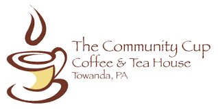 The Community Cup Coffee & Tea House Logo in Towanda, Pennsylvania