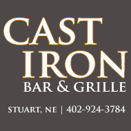 Cast Iron Bar & Grille Logo in Stuart, Nebraska