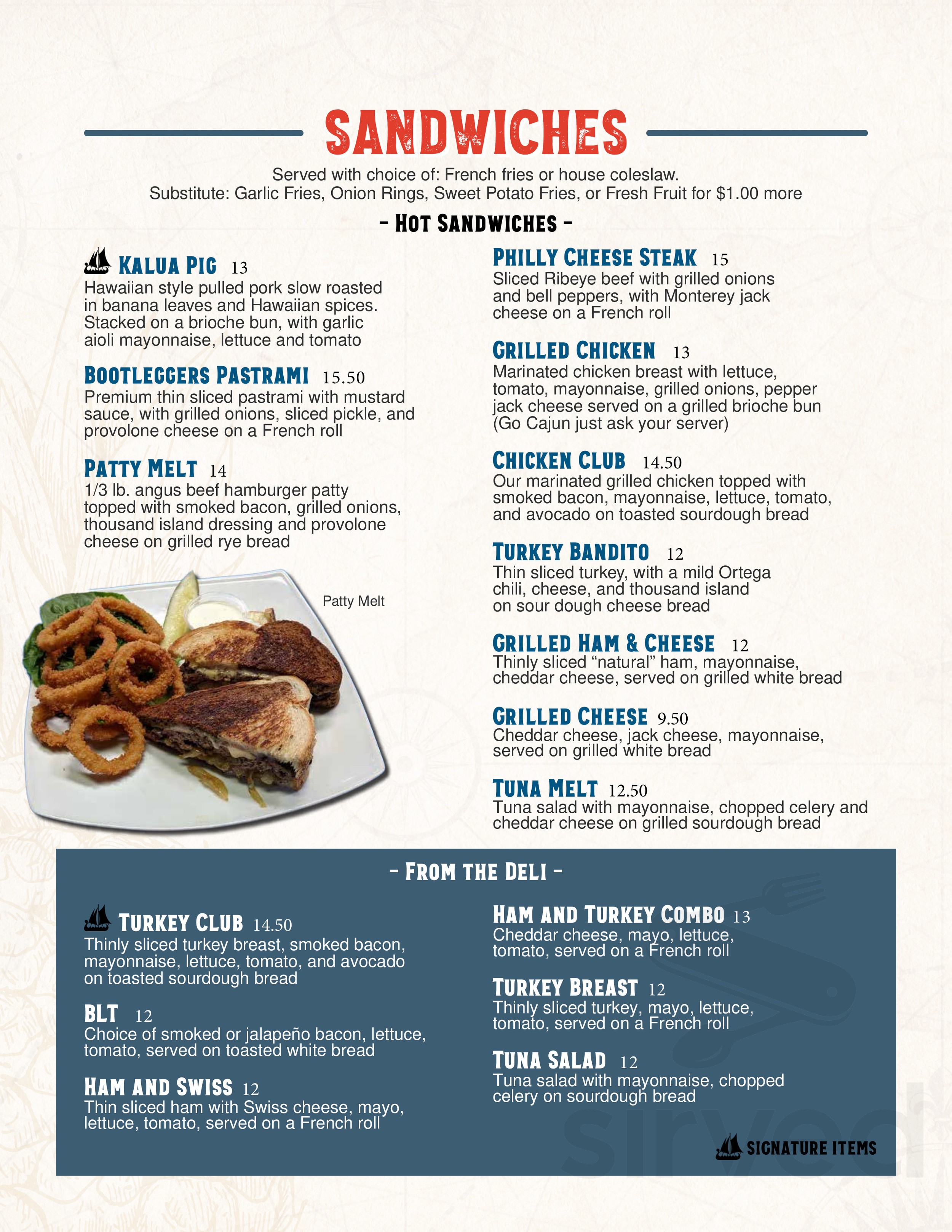 The Crows Nest Sports Grille menu in Tujunga, California, USA