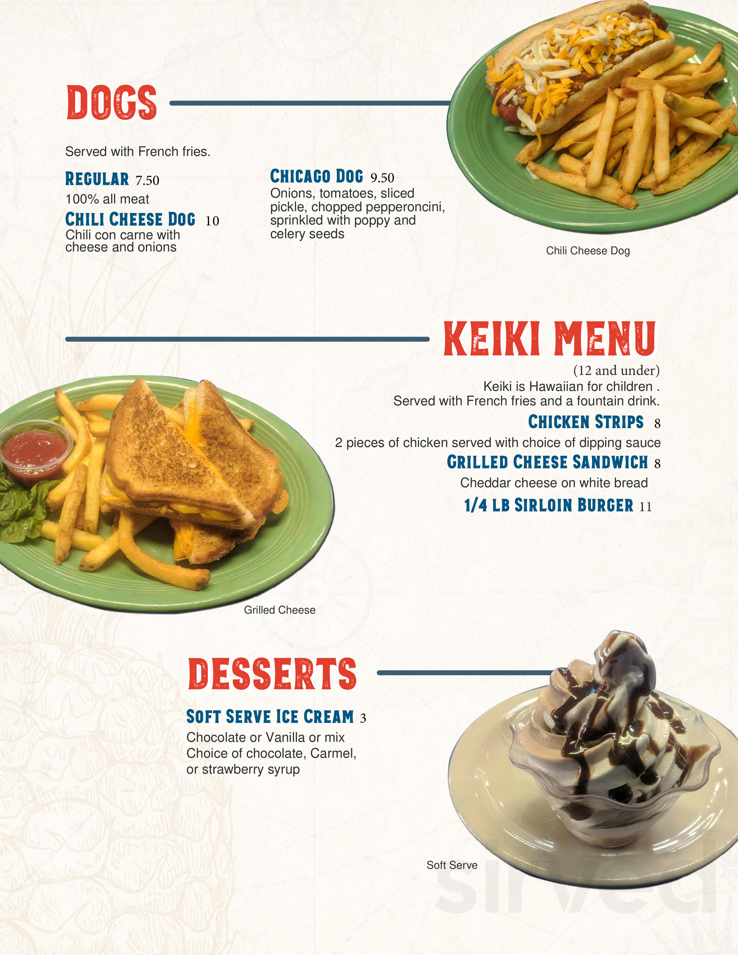 The Crows Nest Sports Grille menu in Tujunga, California, USA