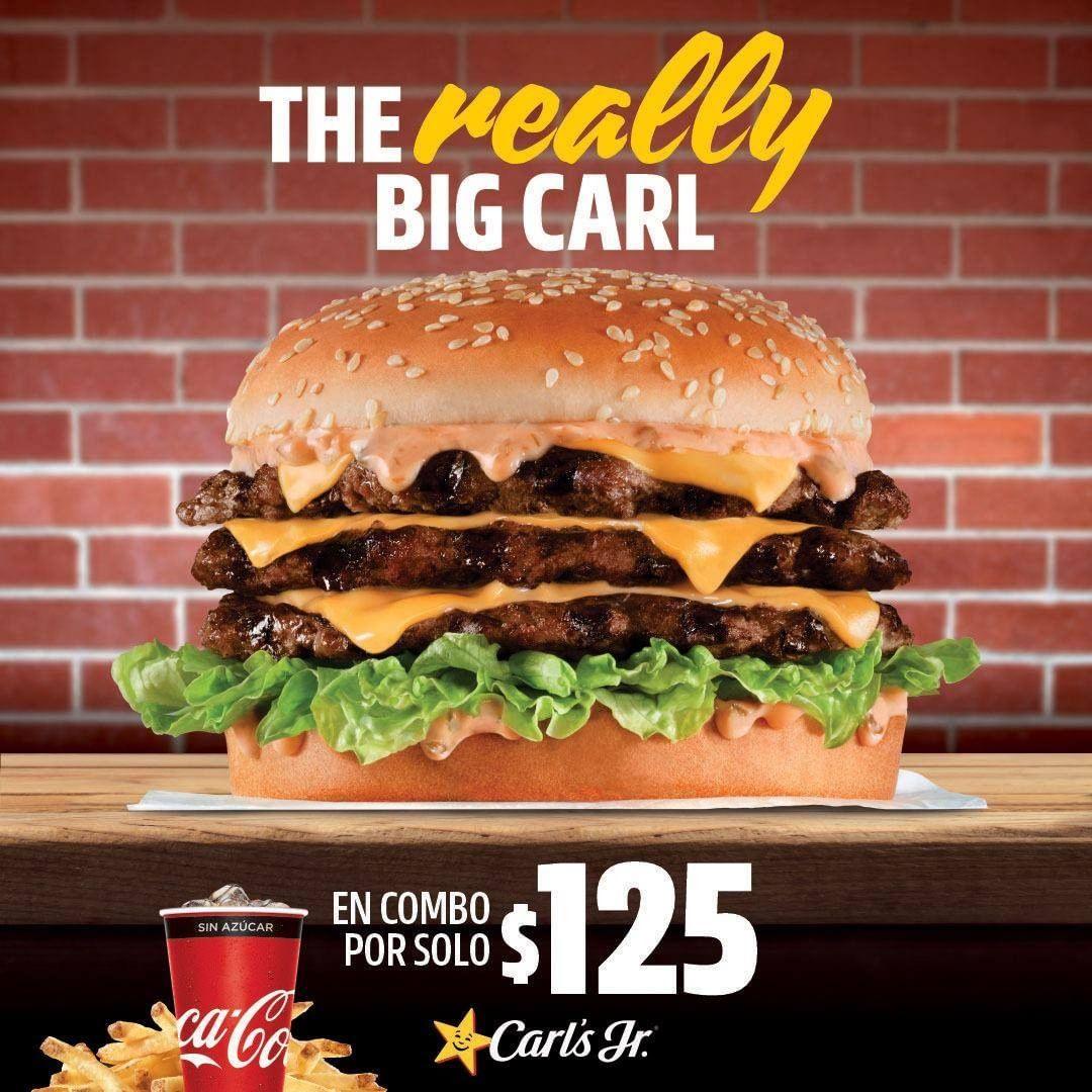 Carl's Jr. menu in 22626 Tijuana, B.C., Mexico