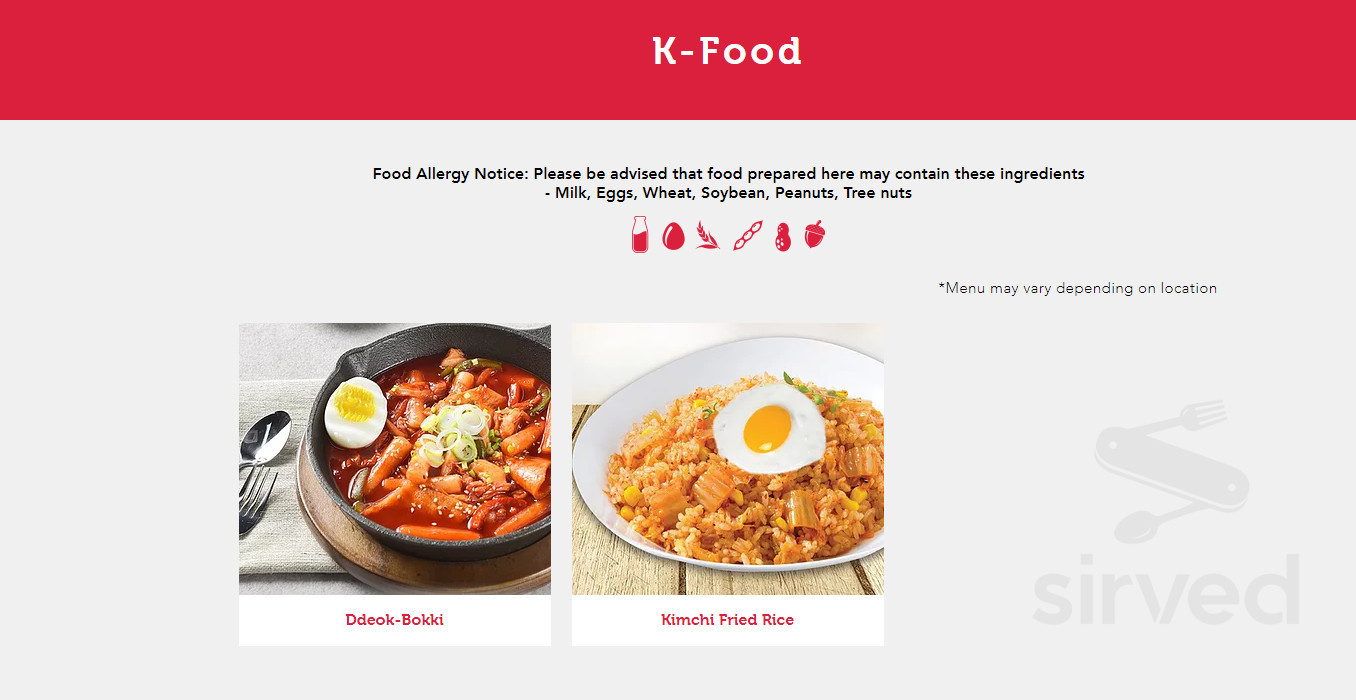 Menu Marlton NJ's bb.q Chicken Marlton Sirved