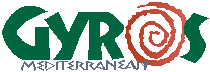 Gyros Mediterranean Logo in Albuquerque, New Mexico