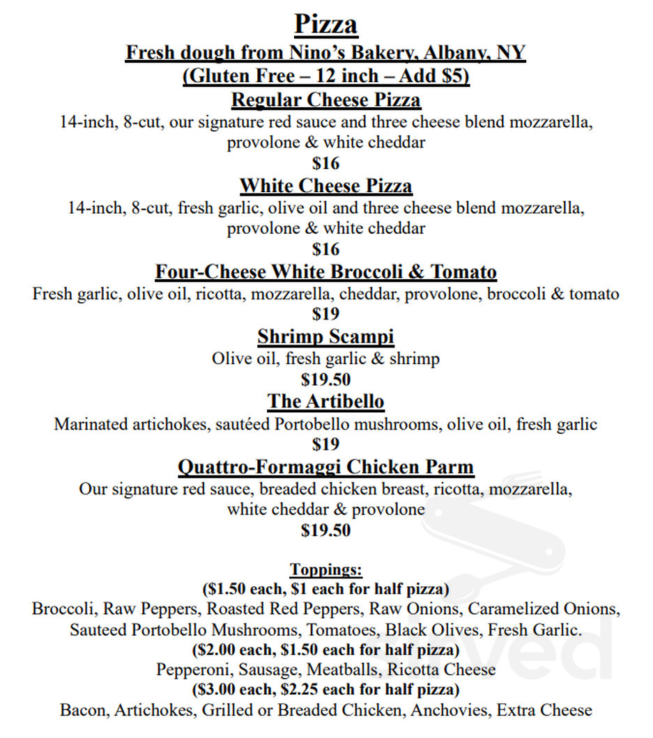 Finnigan's On The Lake menus in Ballston Lake, New York, United States