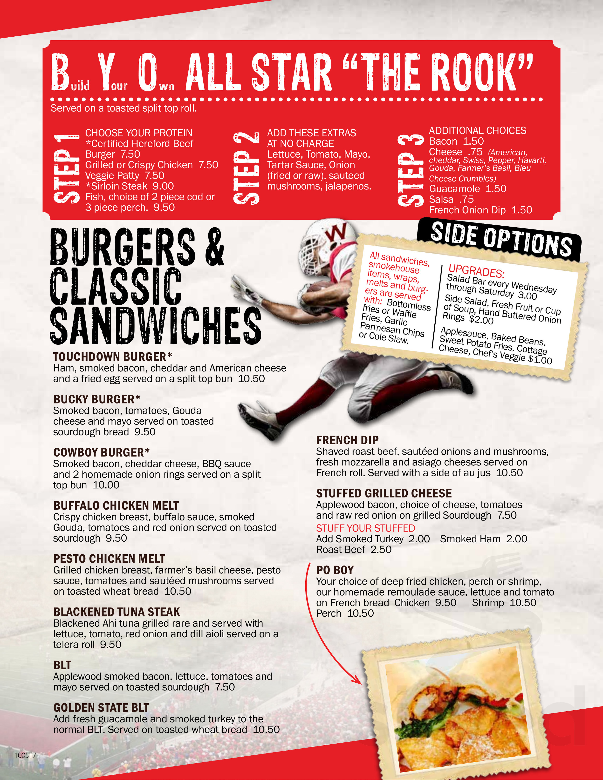 Deaks Pub & Grill menu in Stoughton, Wisconsin, USA