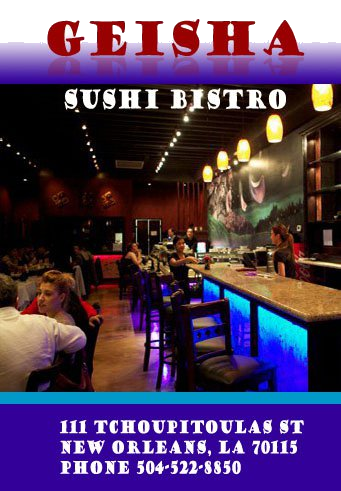 Menu for Geisha Sushi Bistro in New Orleans, LA | Sirved