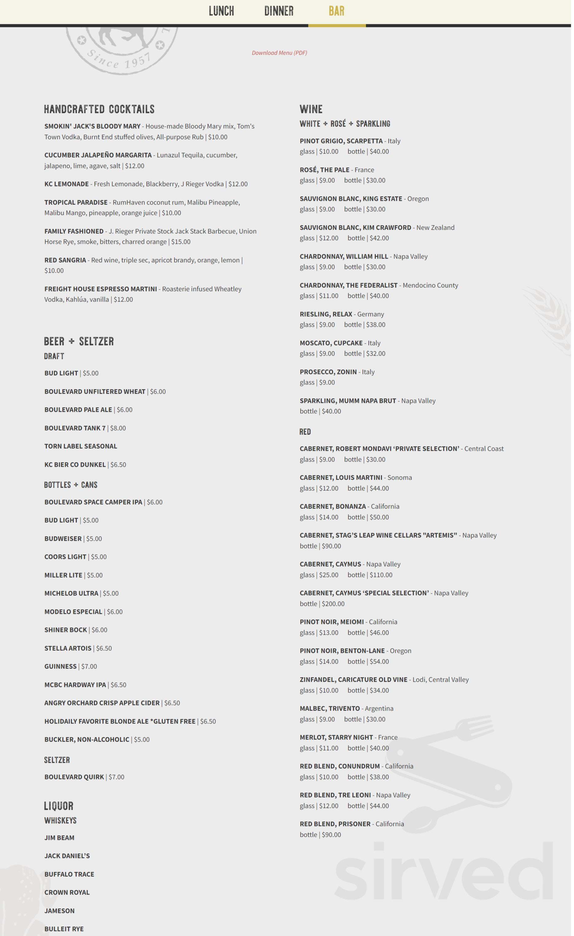 JACK STACK BARBECUE LENEXA MENU WITH PRICES PDF visual data 5