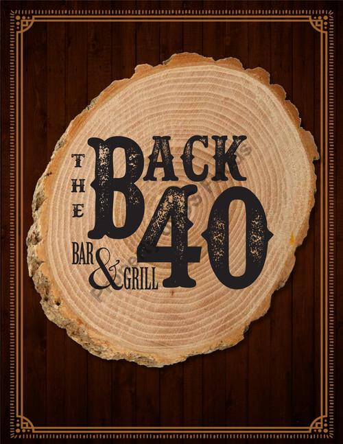 Back Forty Bar & Grill menu in Macedonia, Iowa, USA