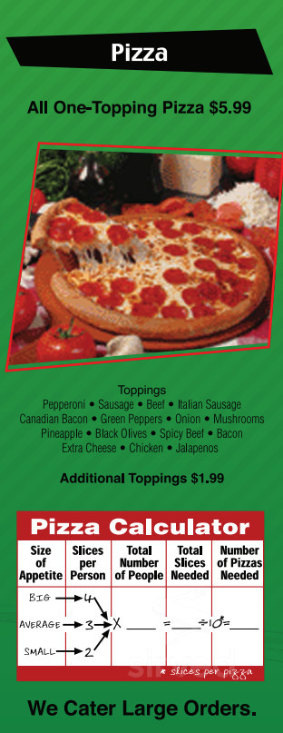 CheeZies Pizza - Sapulpa, OK menu in Sapulpa, Oklahoma