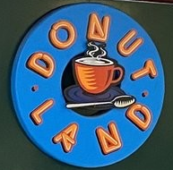 Donut Land Logo in Tualatin, Oregon