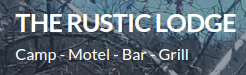 The Rustic Lodge Logo in Winter, Wisconsin