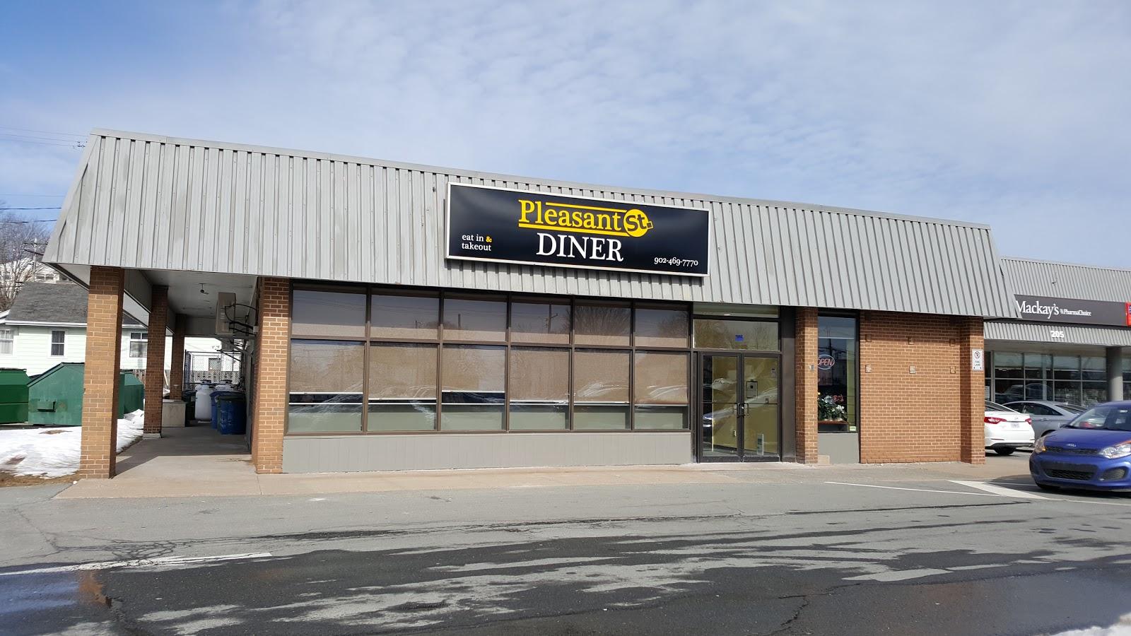 Menu for Pleasant Street Diner in Dartmouth, Nova Scotia, Canada