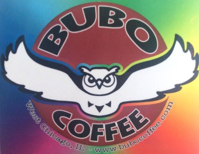 Bubo Coffee Logo in West Chicago, Illinois