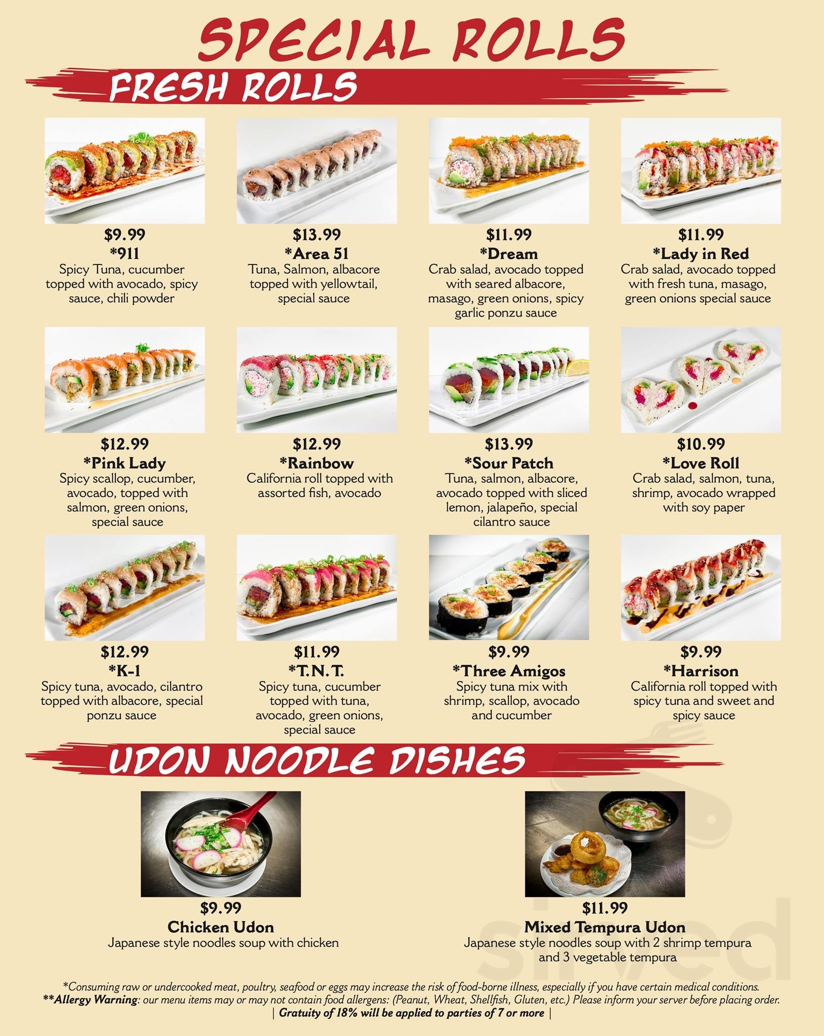 New Tokyo Harrison menus in Harrison, Arkansas, United States