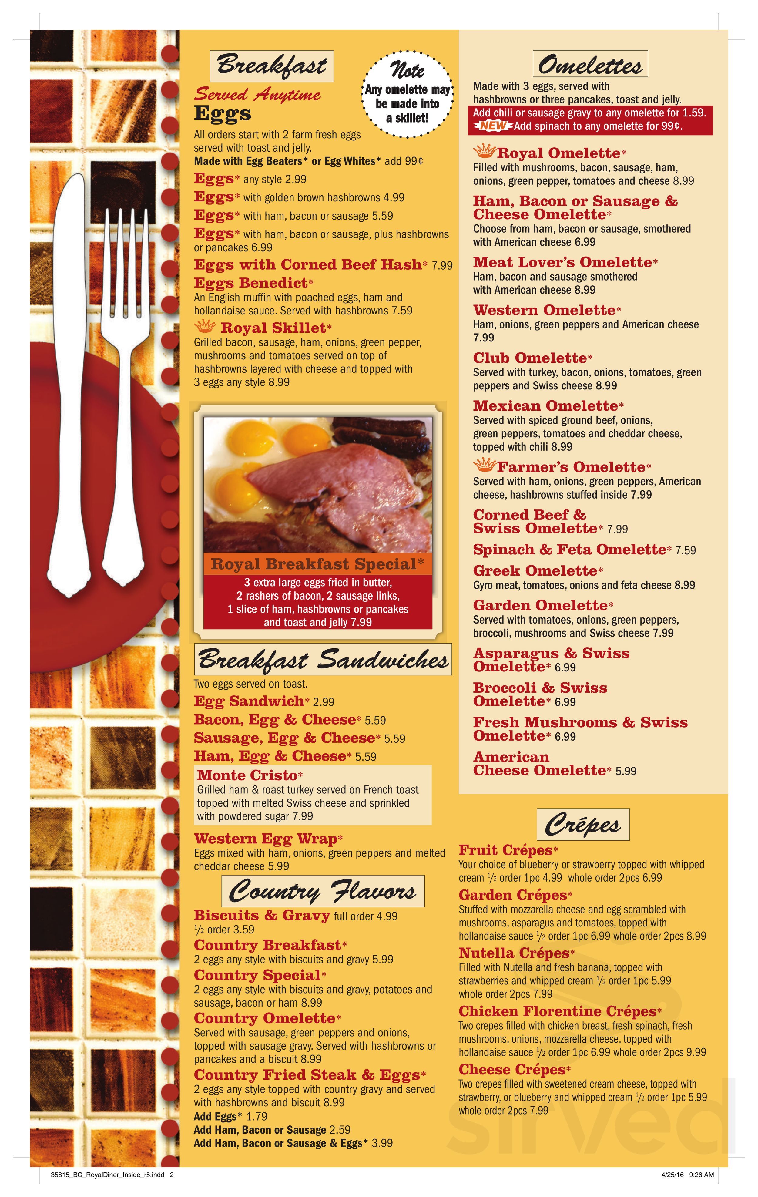 menu-city-of-the-village-of-clarkston-mi-s-the-royal-diner-sirved